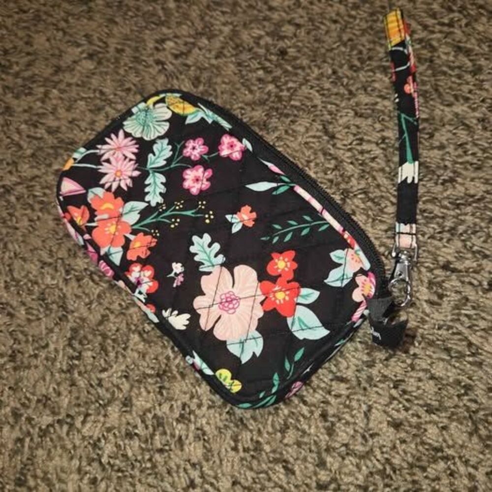 Vera Bradley Floral Quilted Wristlet
